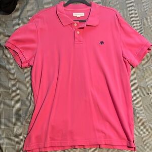 Aeropostale Pink Polo Shirt Classic Design